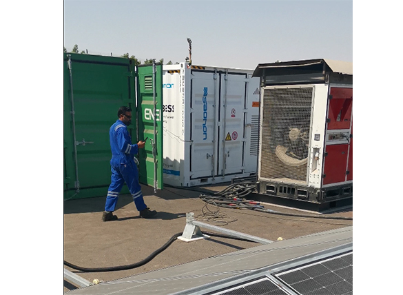 “集装箱储能+集装箱光伏”  一时电力解决规划